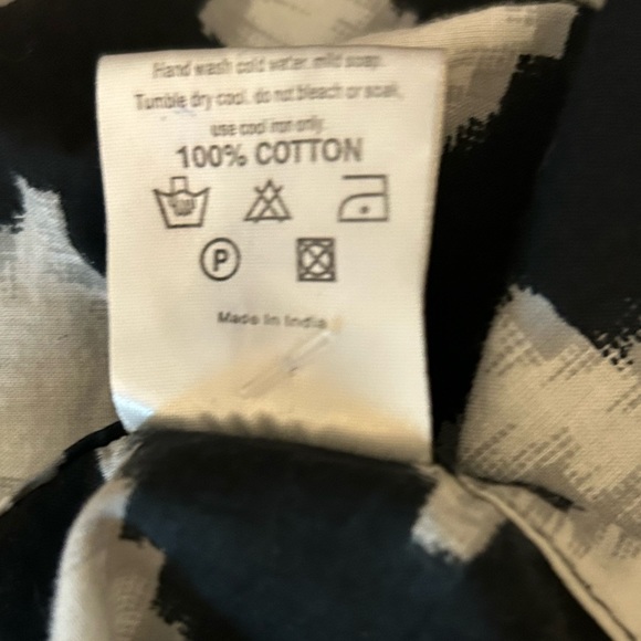 La Leela Cotton Chevron Print  Swimsuit Coverup - Picture 10 of 10